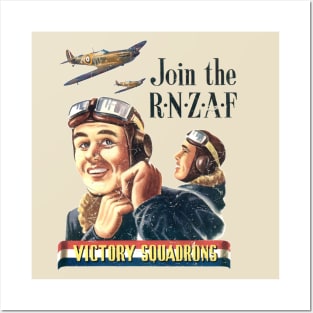 Fly with the Victory Squadrons | World War 2 British Propaganda Posters and Art